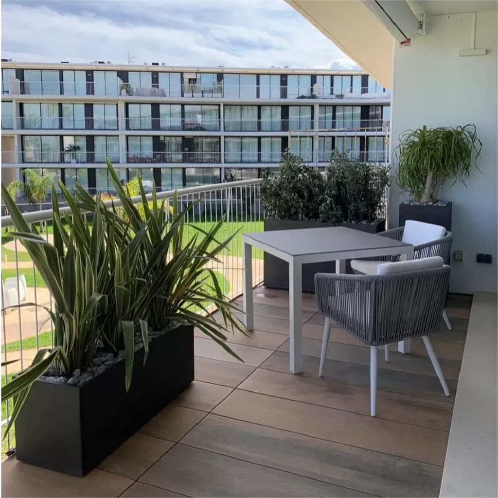 Galería de proyectos de Katya - jardín en terraza